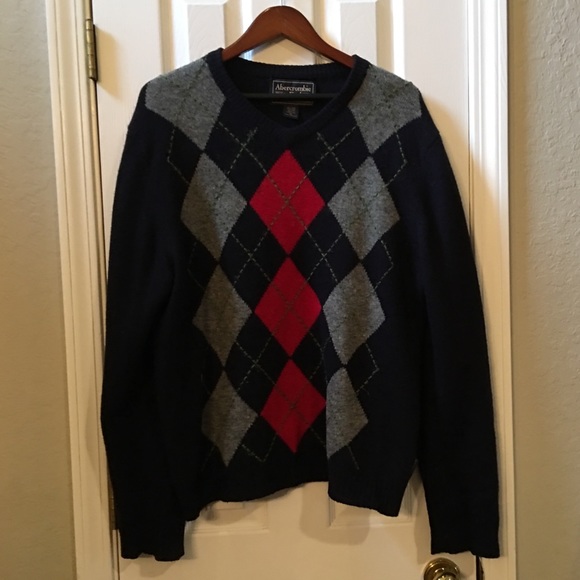 Abercrombie & Fitch Other - Abercrombie & Fitch Argyle Wool Sweater